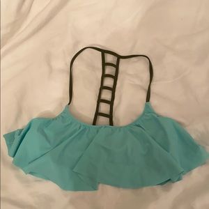 Secret PINK Flounce Bikini top